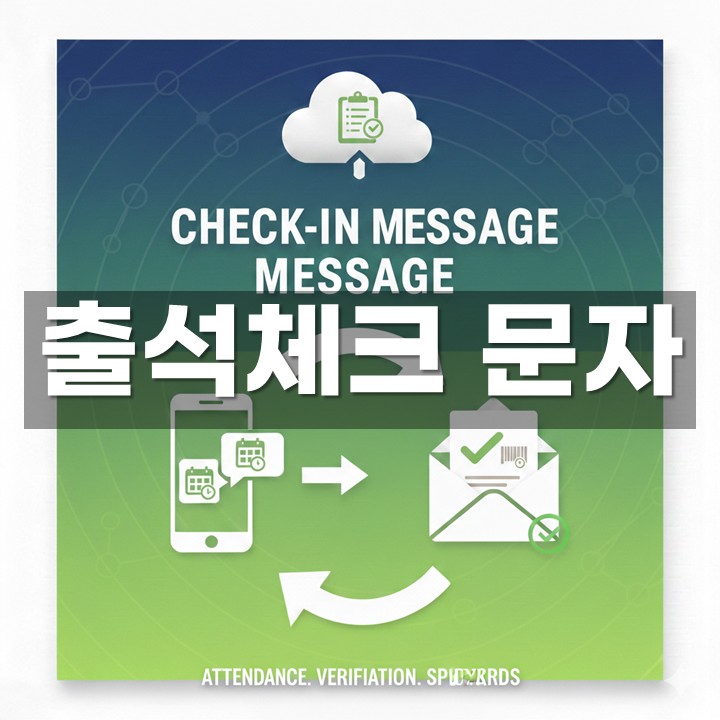 출석체크문자