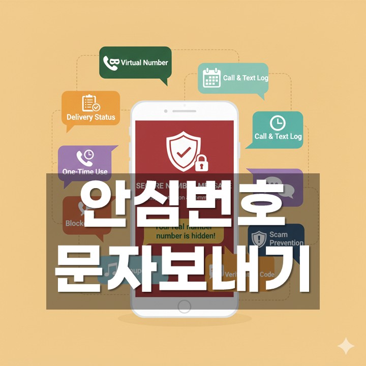 안심번호 문자보내기 방법·예시 총정리