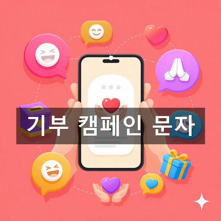 기부 문자 발송 방법·예시 총정리