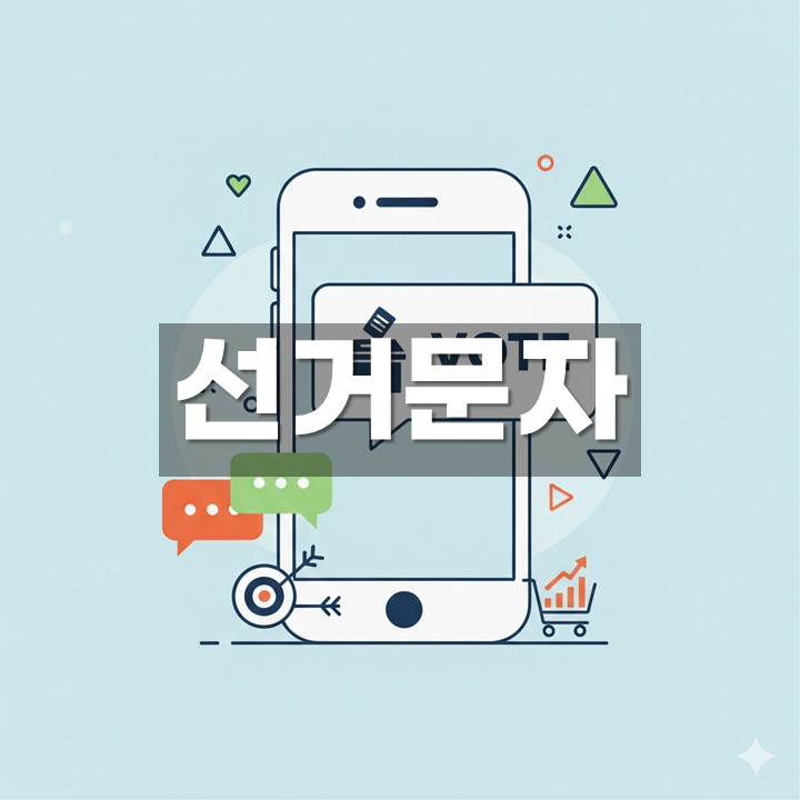 선거 문자 발송 방법·규정 총정리