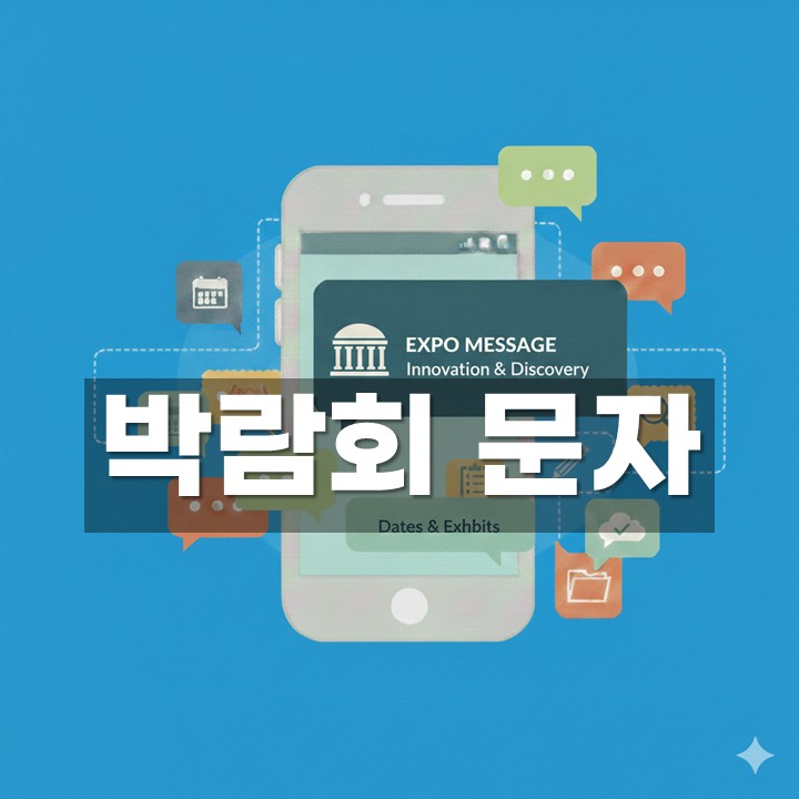박람회 문자 발송 방법·예시 총정리