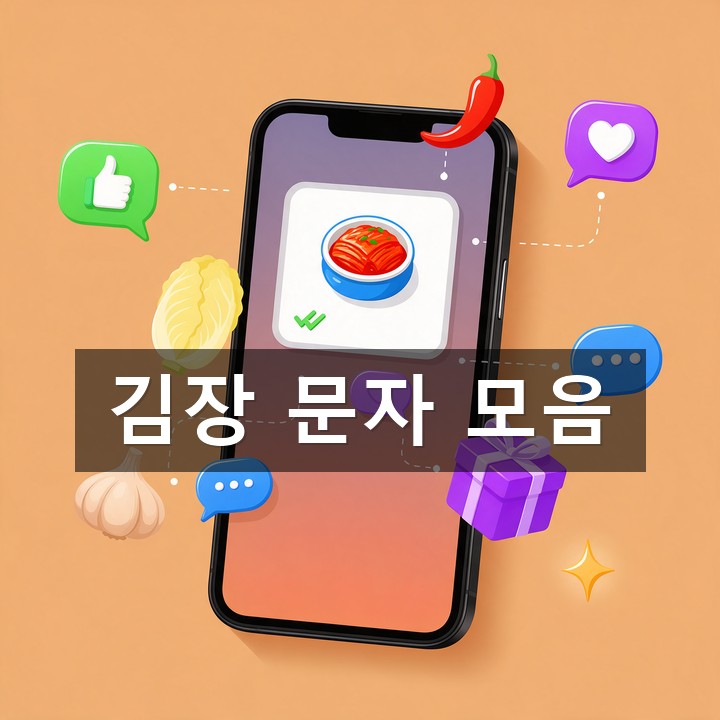 김장 문자 발송 방법·예시 총정리
