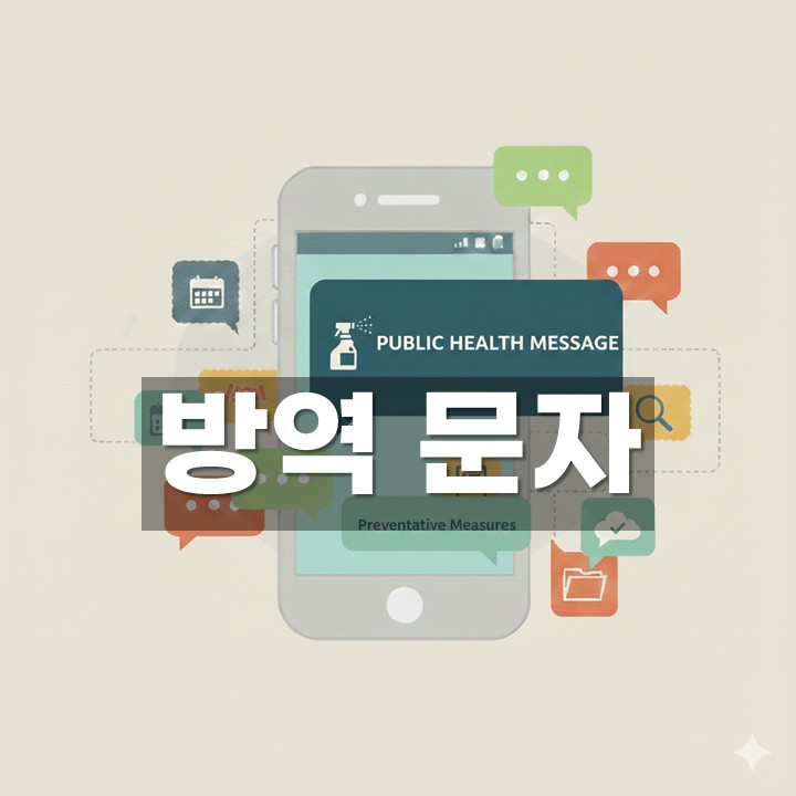 방역 문자 발송 방법·예시 총정리