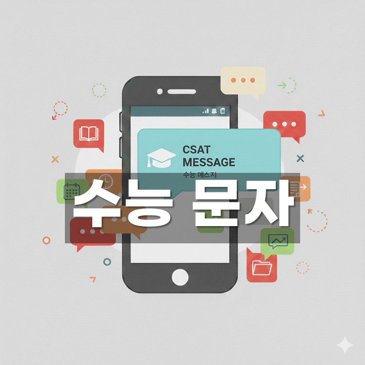 수능 문자 발송 방법·예시 총정리