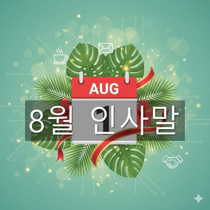 8월 인사말 모음