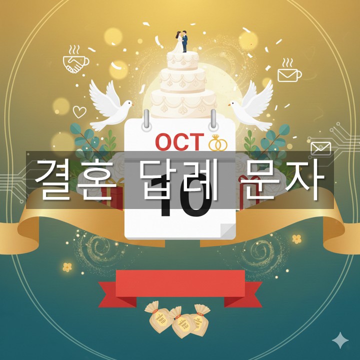 결혼 답례 문자 모음