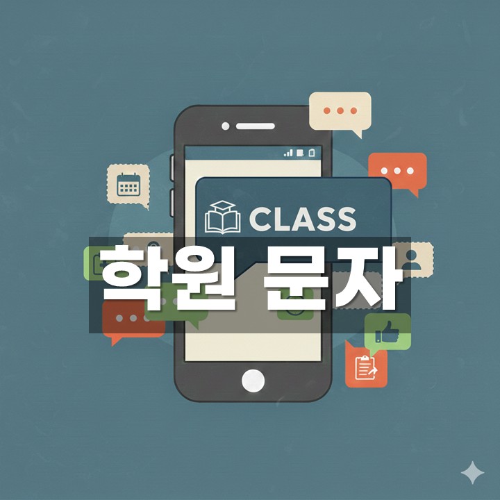 학원 문자 발송 방법·예시 총정리