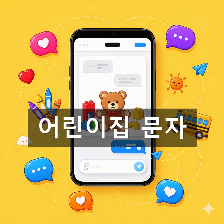 어린이집 문자 발송 방법·예시 총정리