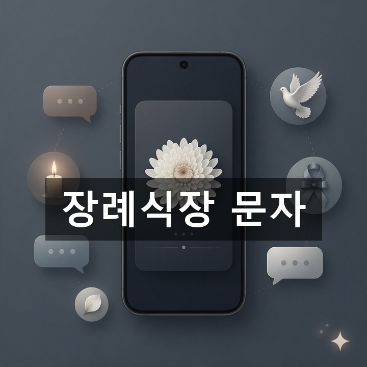 장례식장 문자 발송 방법·예시 총정리