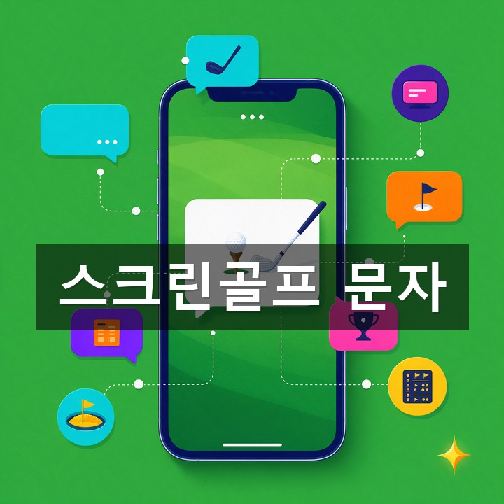 스크린골프 문자 발송 방법·예시 총정리