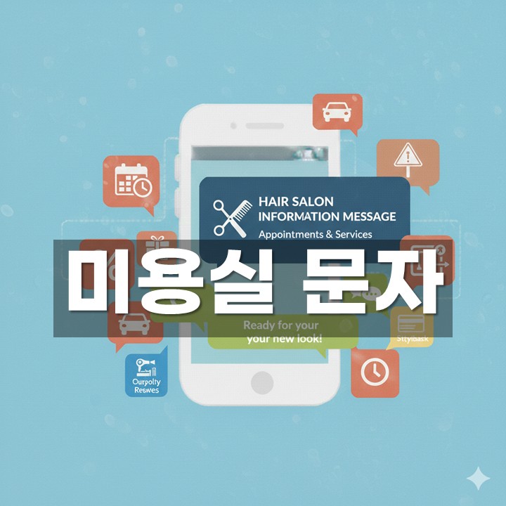 미용실 문자 발송 방법·예시 총정리