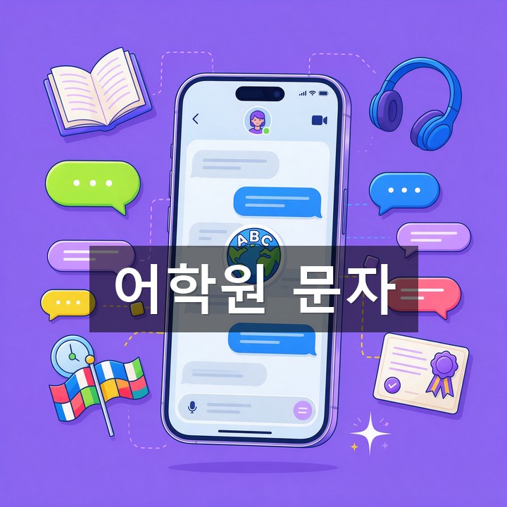 어학원 문자 발송 방법·예시 총정리