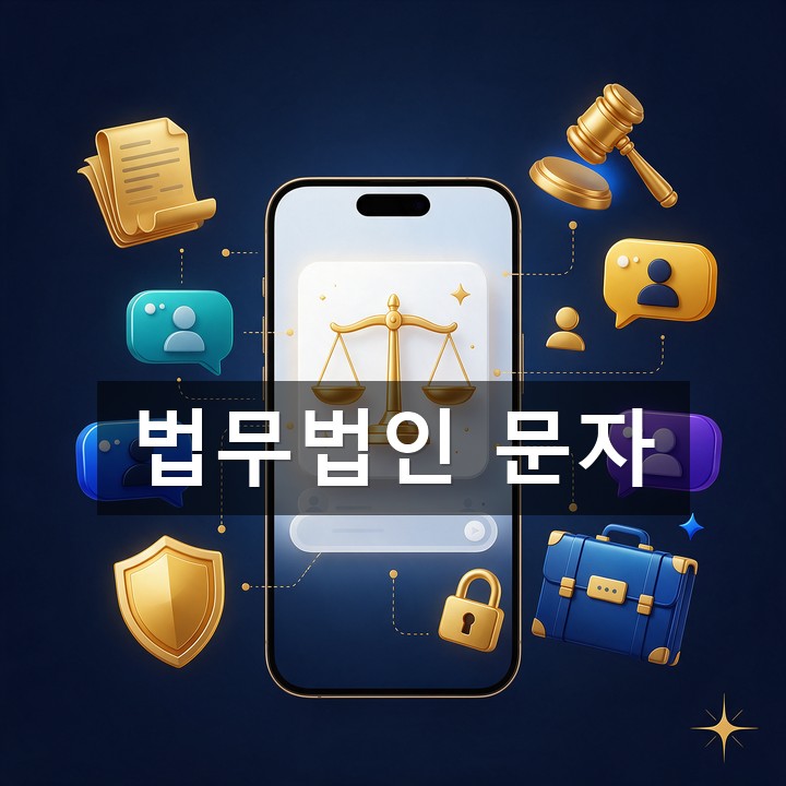 법무법인 문자 발송 방법·예시 총정리