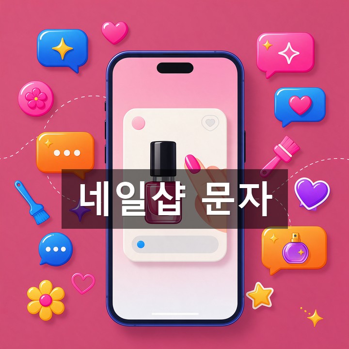 네일샵 문자 발송 방법·예시 총정리