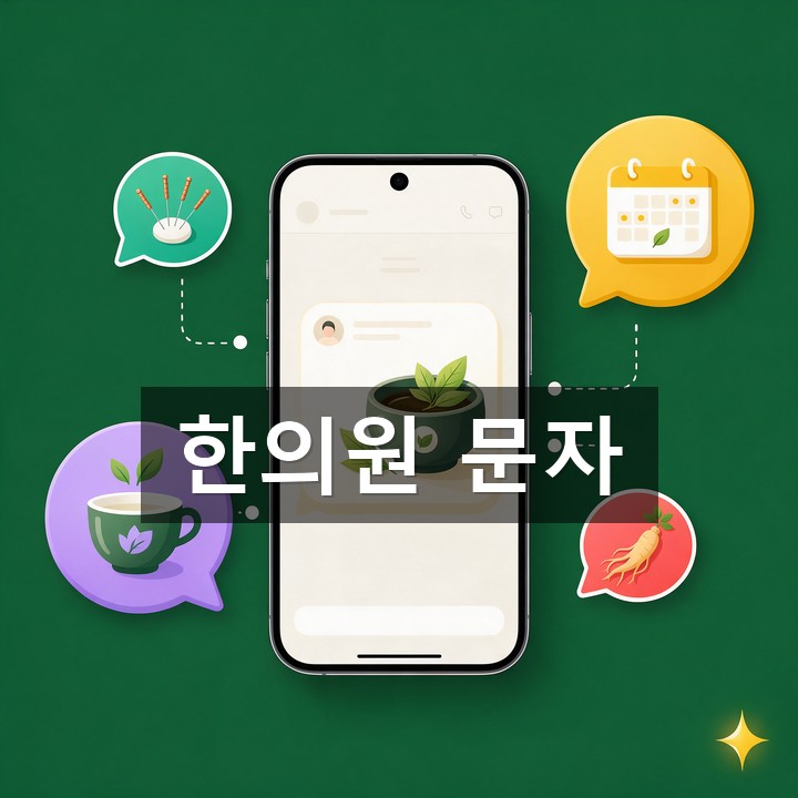 한의원 문자 발송 방법·예시 총정리