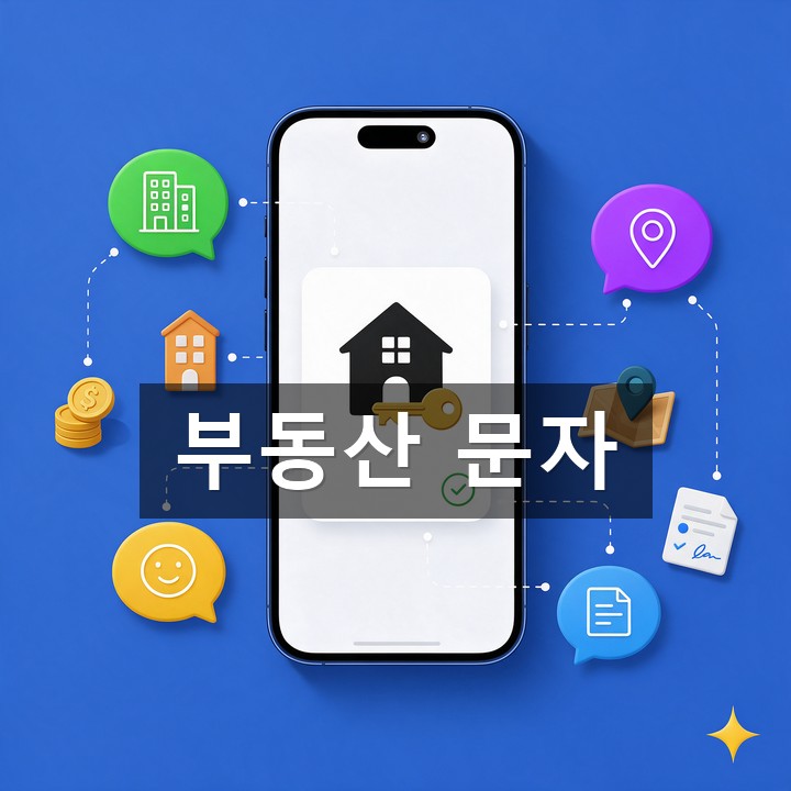 부동산 문자 발송 방법·예시 총정리