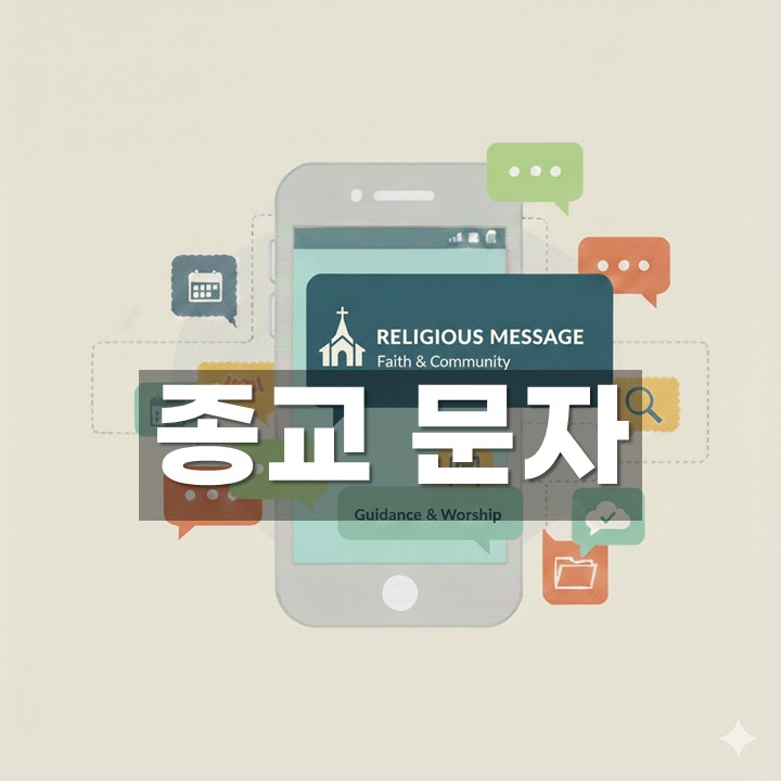 종교 문자 발송 방법·예시 총정리