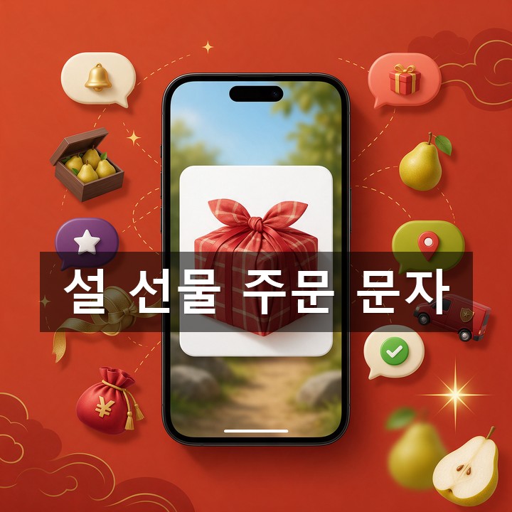 설 선물 문자 발송 방법·예시 총정리