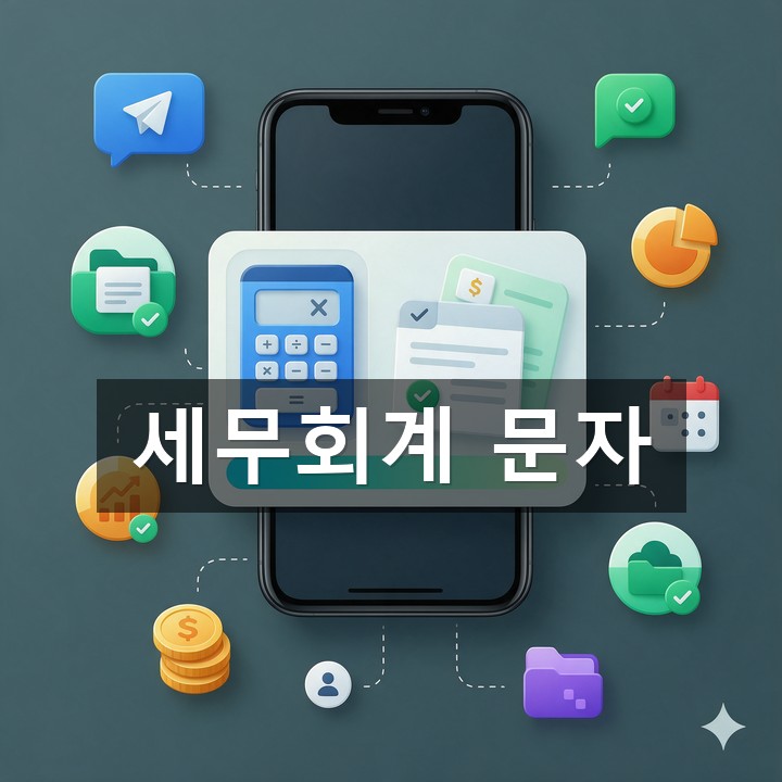 세무회계 문자 발송 방법·예시 총정리