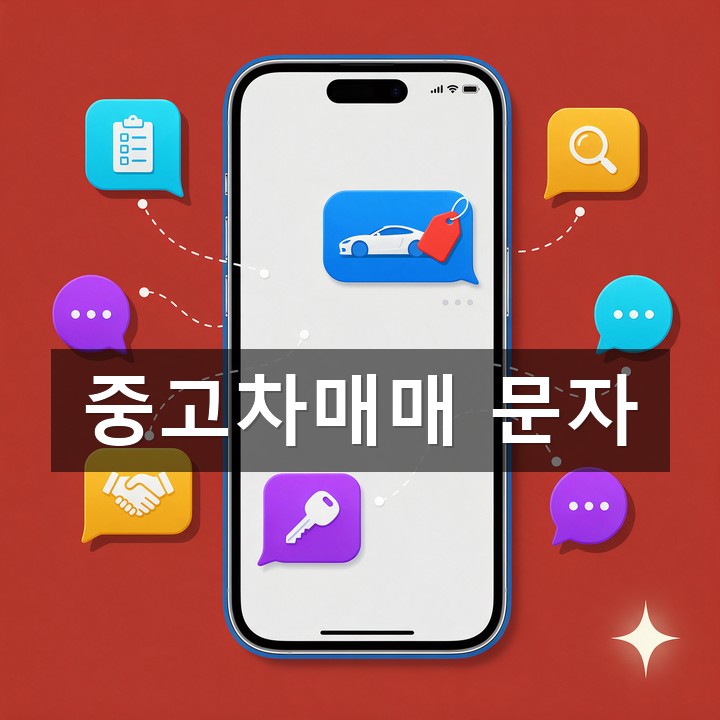 중고차매매 문자 발송 방법·예시 총정리