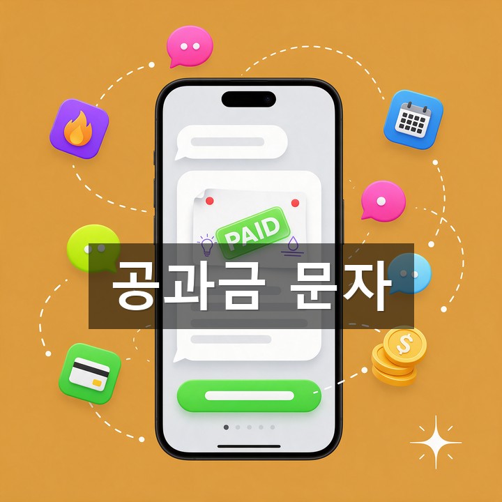 공과금 문자 발송 방법·예시 총정리