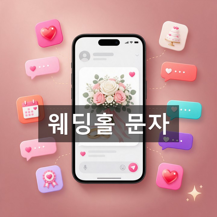 웨딩홀 문자 발송 방법·예시 총정리