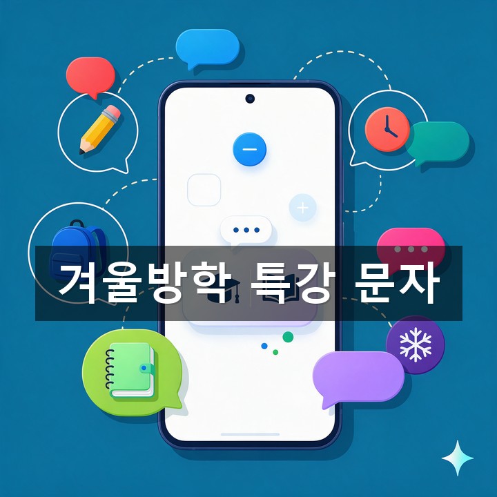 겨울방학특강 문자 발송 방법·예시 총정리