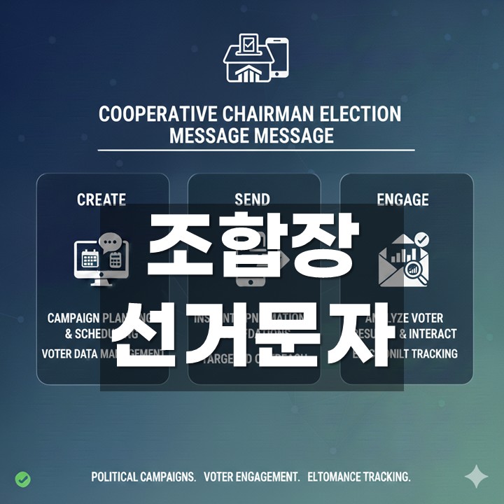 조합장선거문자