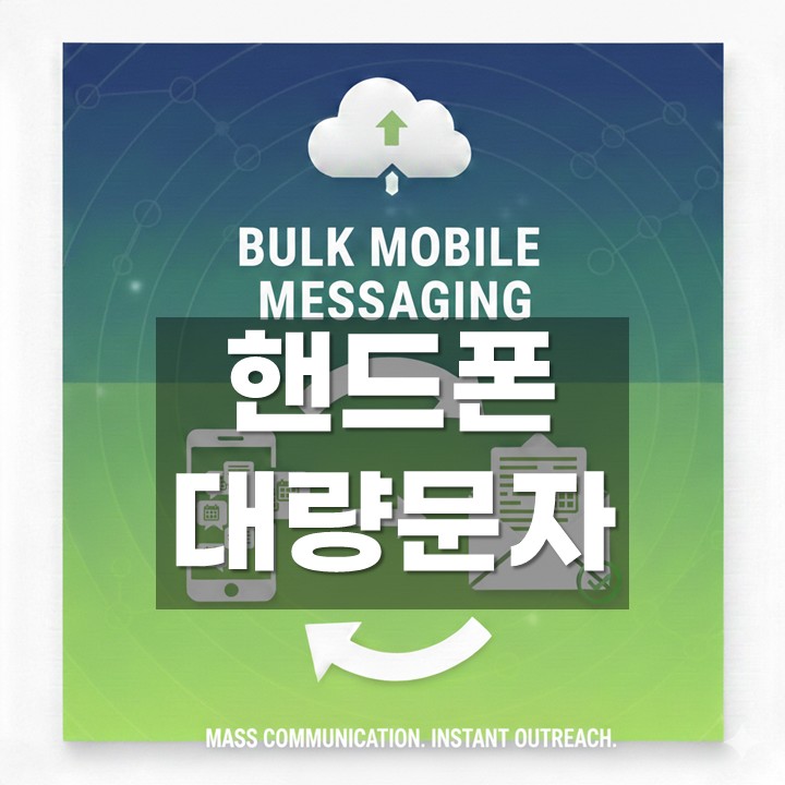 핸드폰대량문자