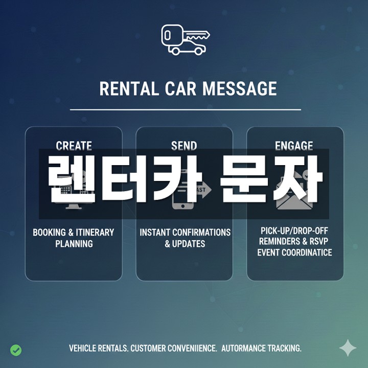 렌터카문자