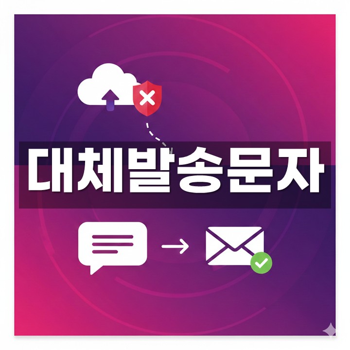 대체발송문자