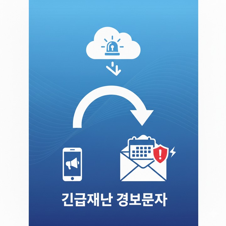 긴급재난 경보문자